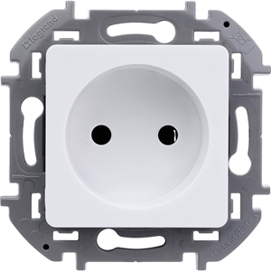 Изображение Legrand INSPIRIA Белый Розетка 2К - 16 А - 250 В